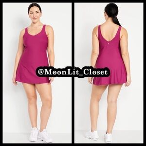 Old Navy PowerSoft Athletic Dress Size Large Color: “Magenta Lacquer”